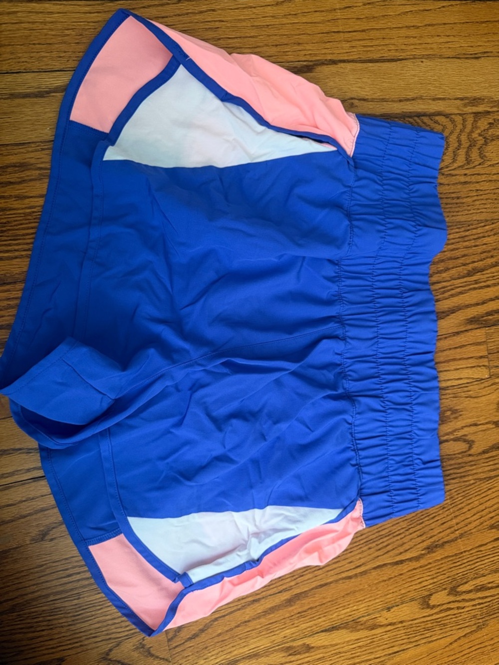 Avia Royal Blue Athletic Shorts with Pink Trim